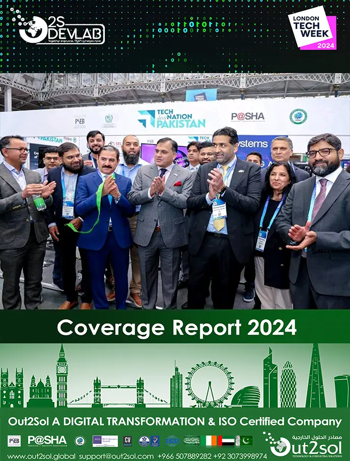Out2Sol Coverage Report 2024 – London Tech Week Pakistan Pavilion Out2Sol at London Tech Week 2024 | Pakistan Tech Innovation Showcase